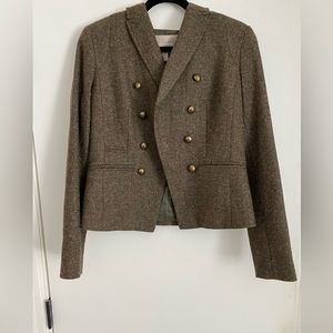 Banana republic wool tweed blazer